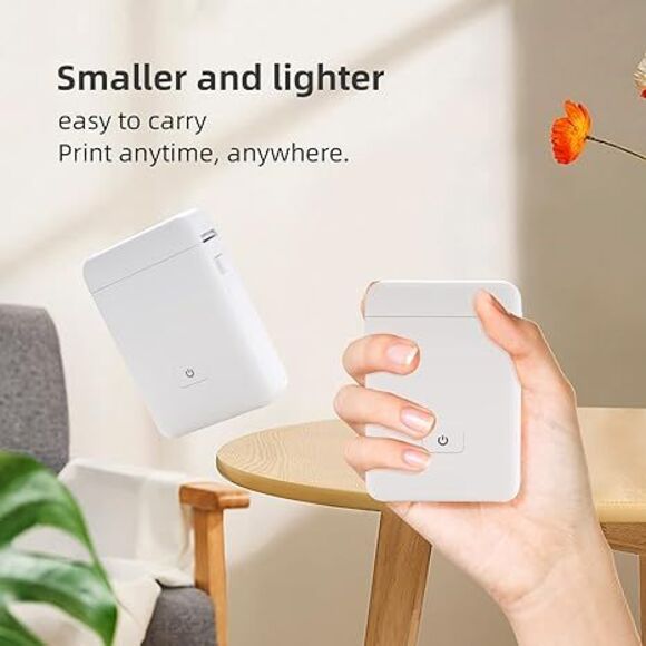 Label Maker Machine with Tape HP2 Portable Bluetooth Label Printer for Storage - Picture 6 of 6